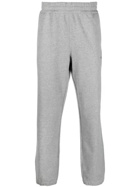 Zegna спортивные брюки с логотипом, серый
