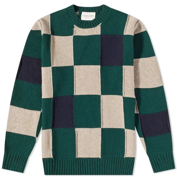 Джемпер Country Of Origin Check Crew Knit