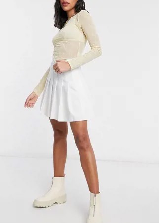 Белая теннисная юбка New Look-Белый