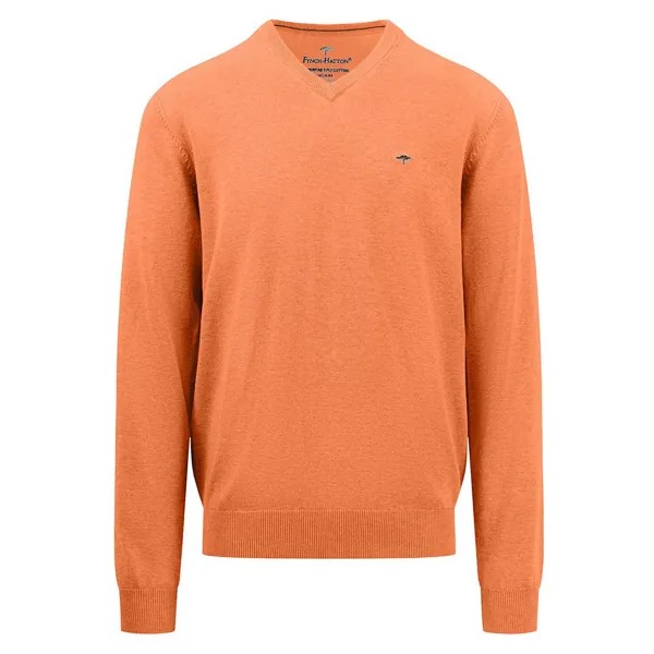 Свитер Fynch Hatton 1413211 V Neck, оранжевый