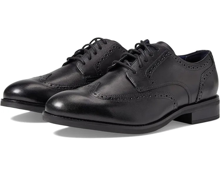 Оксфорды Cole Haan Grand+ Dress Wing Tip Oxford, цвет Black Waterproof