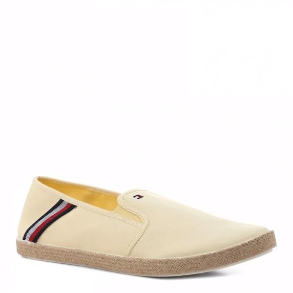 Мужские эспадрильи TOMMY HILFIGER SPRING RWB CHAMBRAY SLIP ON цв. светло-желтый 45 EU