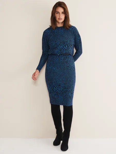 Трикотажное платье Phase Eight Pinna, кобальт