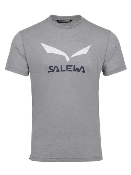 Футболка мужская Salewa Solidlogo Dry M T-Shirt серая S