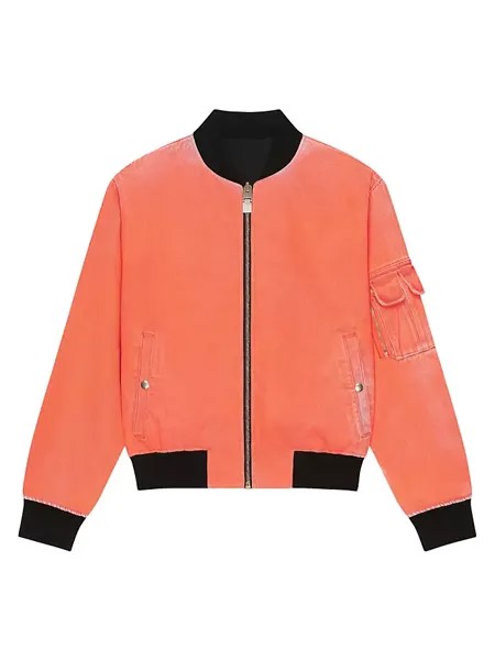 Двусторонний джинсовый бомбер Givenchy, цвет orange
