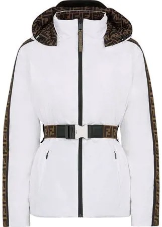 Fendi двусторонняя лыжная куртка с капюшоном