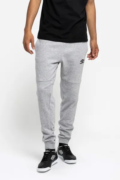 Серые облегающие спортивные штаны с логотипом Umbro, серый