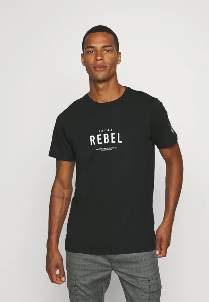 Футболка с принтом Redefined Rebel, черный