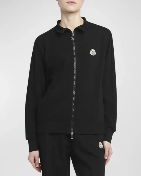 Кардиган Punto Milano на молнии Moncler, цвет Black