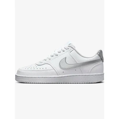 Кеды NIKE Court Vision Mid Next Nature, размер 7 US, white/silver