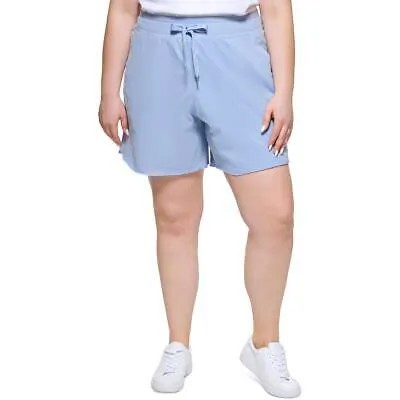 Женские синие шорты для фитнеса Calvin Klein Performance Athletic Plus 1X BHFO 5431