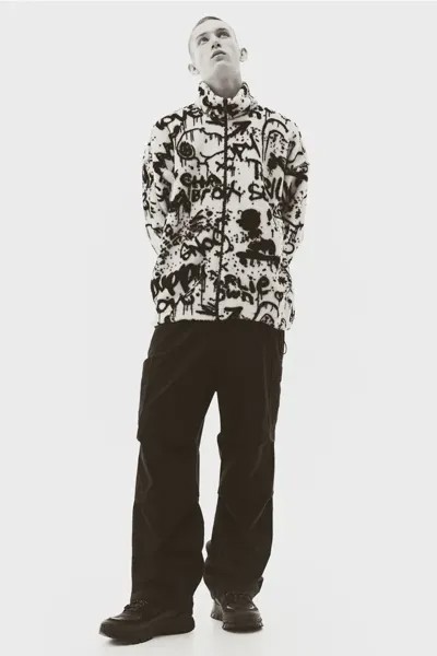 Объемный пуховик H&M, белый