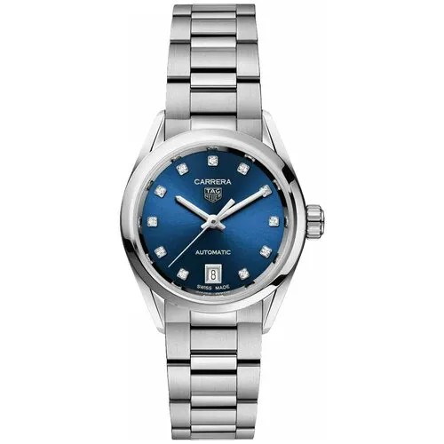 Наручные часы TAG Heuer женские Наручные часы Tag Heuer WBN2413. BA0621 механические, автоподзавод, синий