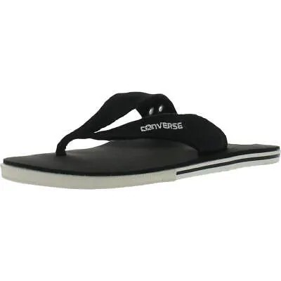 Converse Mens CT Black Foam Pool Thong Sandals Flats 8 Medium (D) BHFO 2225