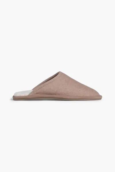Фетровые тапочки Hampton на подкладке из овчины Vince., песок
