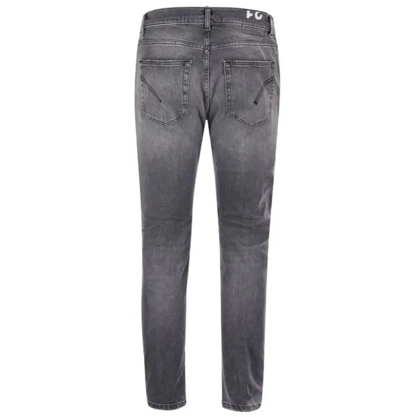 Джинсы Dondup Chic Dian с потертой мужской отделкой, серый