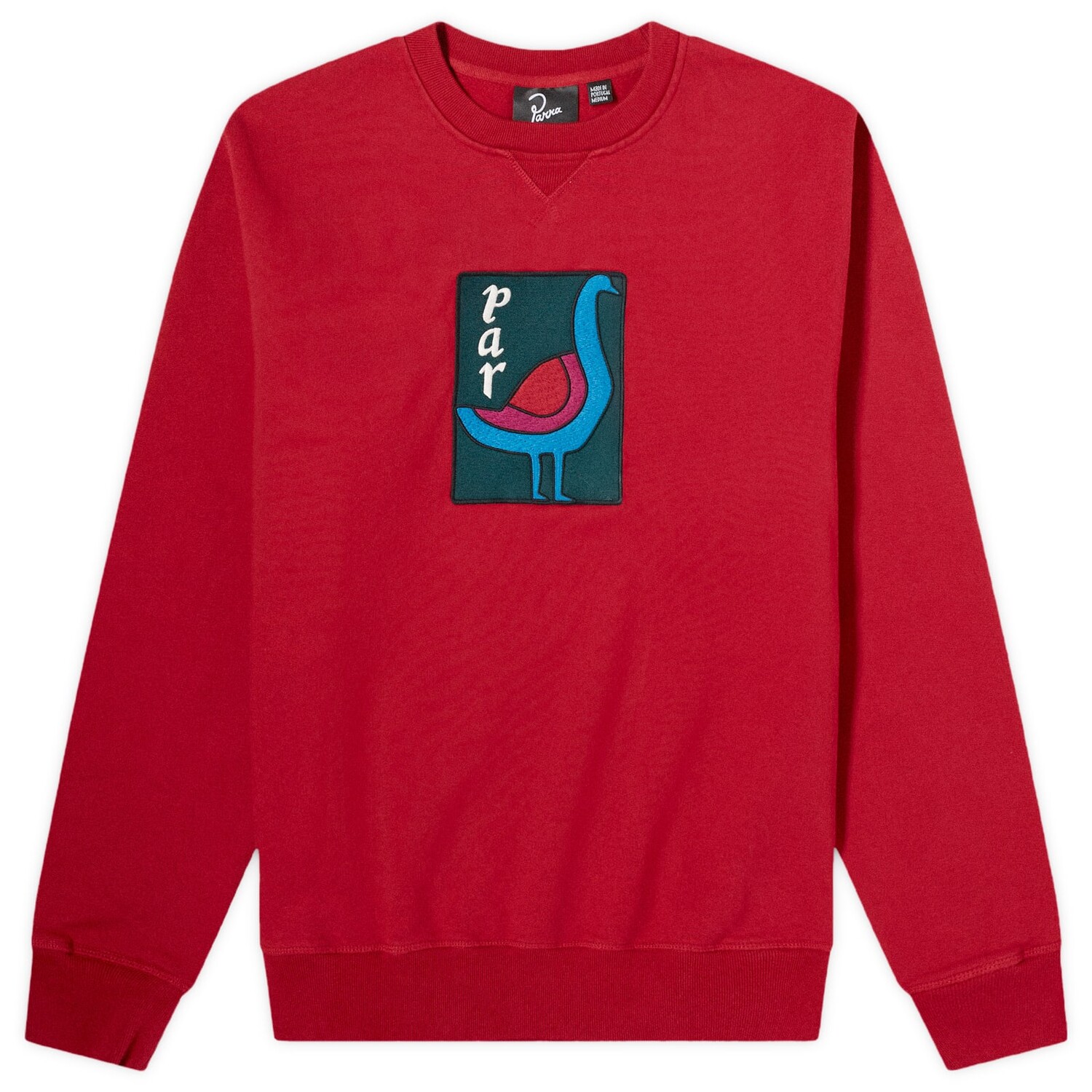 Худи By Parra The Great Goose Sweatshirt, цвет Beet Red