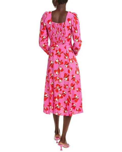Платье миди Diane von Furstenberg, розовый