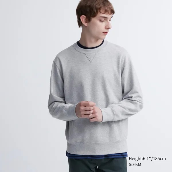 Свитшот Uniqlo плюшевый, серый