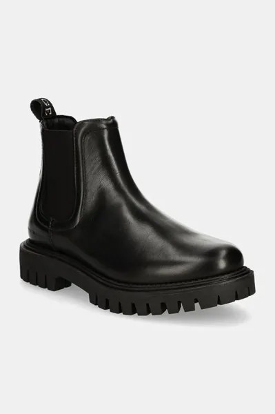 Кожаные ботильоны CASUAL HILFIGER CHUNKY LTH CHELS Tommy Hilfiger, черный