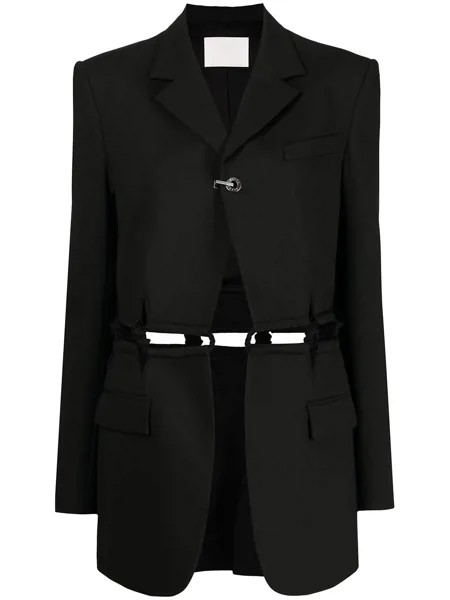 Dion Lee пиджак с вырезами