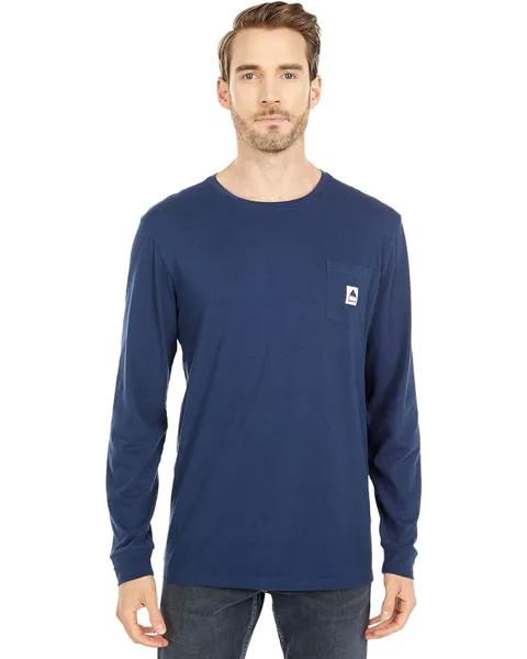 Футболка Burton Colfax Long Sleeve, синий