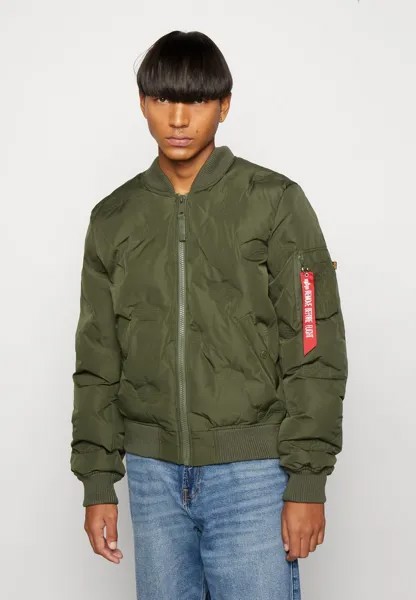 Куртка-бомбер Alpha Industries, оливковый