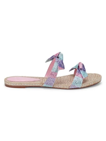 Сандалии Clarita на плоской подошве с завязками Alexandre Birman, цвет Pink Multicolor