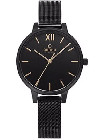Fashion наручные  женские часы Obaku V209LXBBMB. Коллекция Mesh