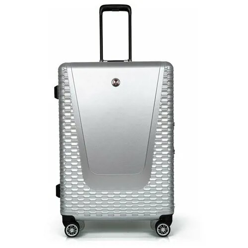 Большой чемодан Jaguar Hard Case Large Suitcase, Silver