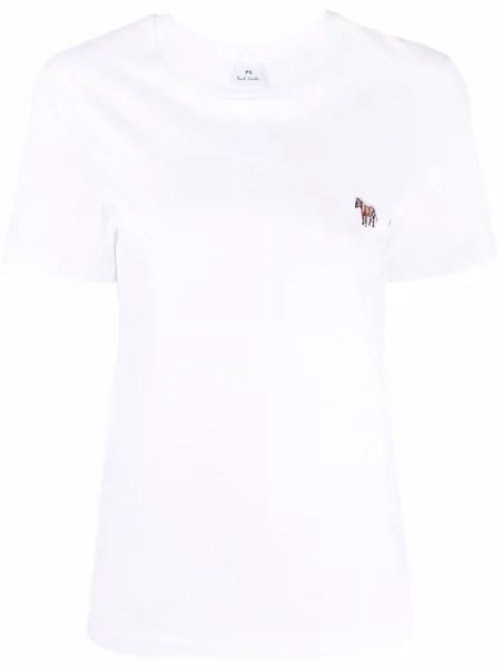 PS Paul Smith футболка из органического хлопка с вышитым логотипом