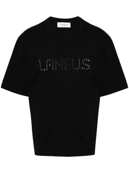 Laneus футболка с логотипом, синий