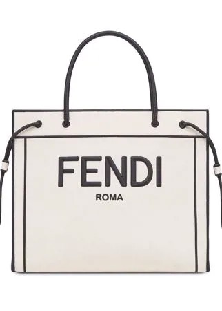 Fendi большая сумка-шопер Fendi Roma