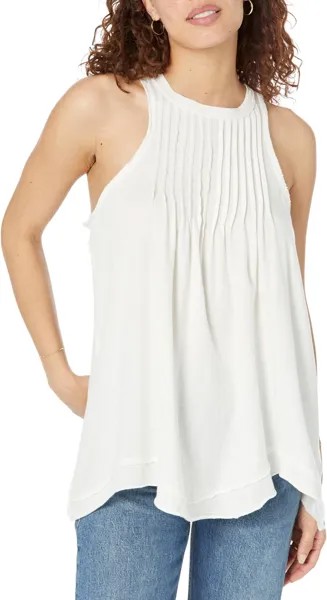 Топ Go To Town Tank Free People, цвет Optic White