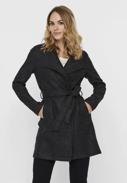 Короткое пальто Vero Moda VMBRUSHEDDORA JACKET TALL, цвет dark grey melange