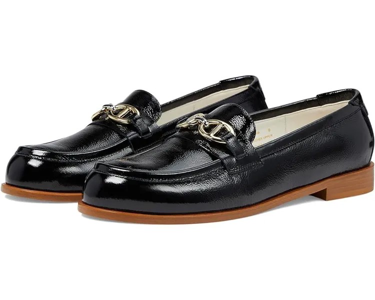 Лоферы Bruno Magli Sasha, цвет Black Crinkle Patent