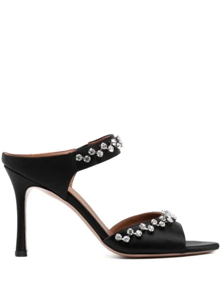 Malone Souliers босоножки Tala 90 с кристаллами, черный