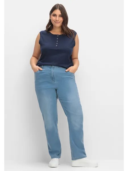 Джинсы sheego Gerade, цвет blue Denim