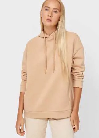 Stradivarius Базовое Худи Цвет Камня M