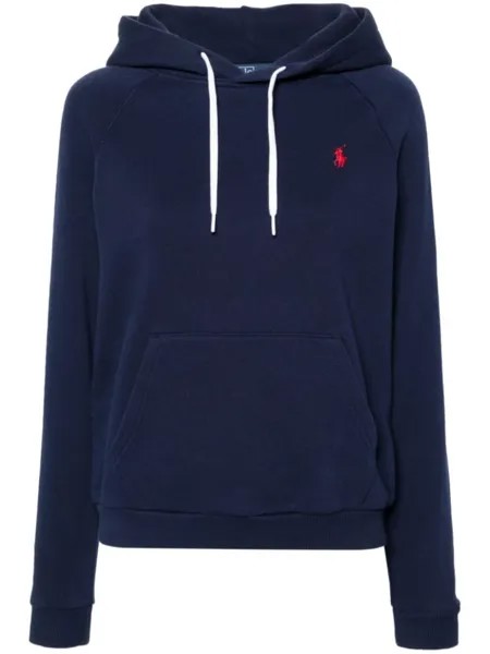 Polo Ralph Lauren худи с кулиской и логотипом Polo Pony, синий