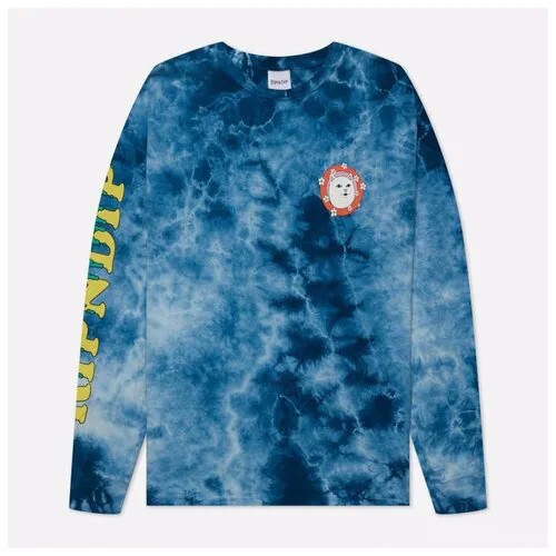 Мужской лонгслив Ripndip Step Into The Wild синий , Размер M