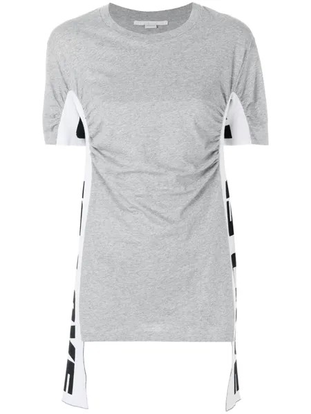 Stella McCartney футболка с драпированной деталью