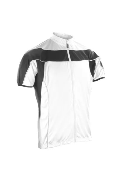 Bikewear Cycling 1 Легкая куртка с прохладным сухим верхом из флиса с 4 молниями Spiro, белый
