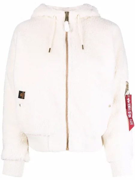 Alpha Industries куртка из шерпы
