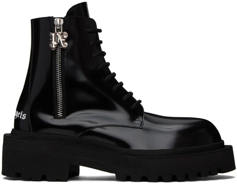 Черные армейские ботинки Palm Angels PA