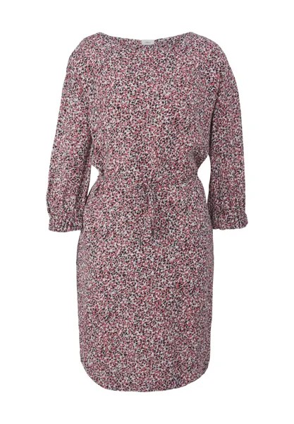Платье длиной до колена для женщин с вырезом лодочкой s.Oliver BLACK LABEL, цвет Lilac Pink