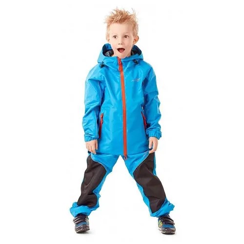 DragonFly Детский дождевик, EVO-Kids BLUE (штаны,куртка (мембрана) 128-134
