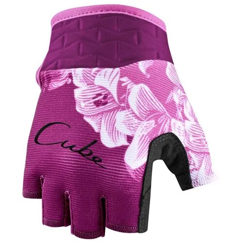 Перчатки CUBE Performance Junior с короткими пальцами, pink XXS (5)