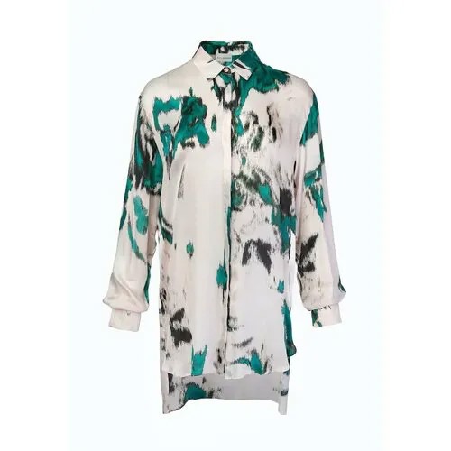 Блуза  PHILOSOPHY Di Lorenzo Serafini, размер 44, зеленый