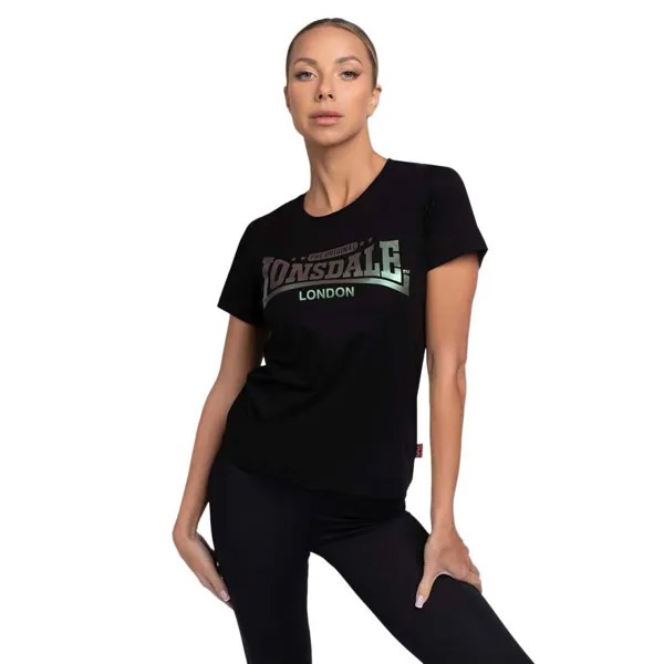 Футболка с коротким рукавом Lonsdale Harray, черный